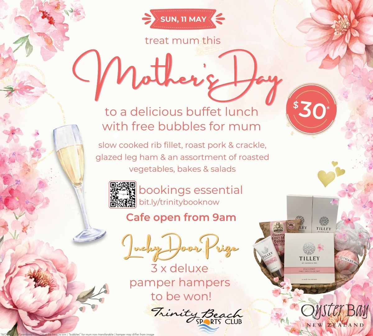 Celebrate Mother’s Day in Style at Trinity Beach Sports Club