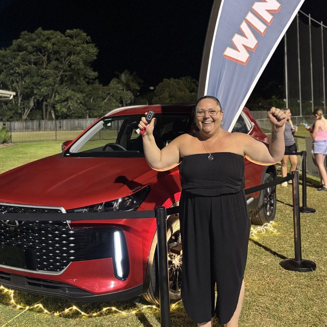 Michelle Wins the Chery Tiggo at our Grease Party!