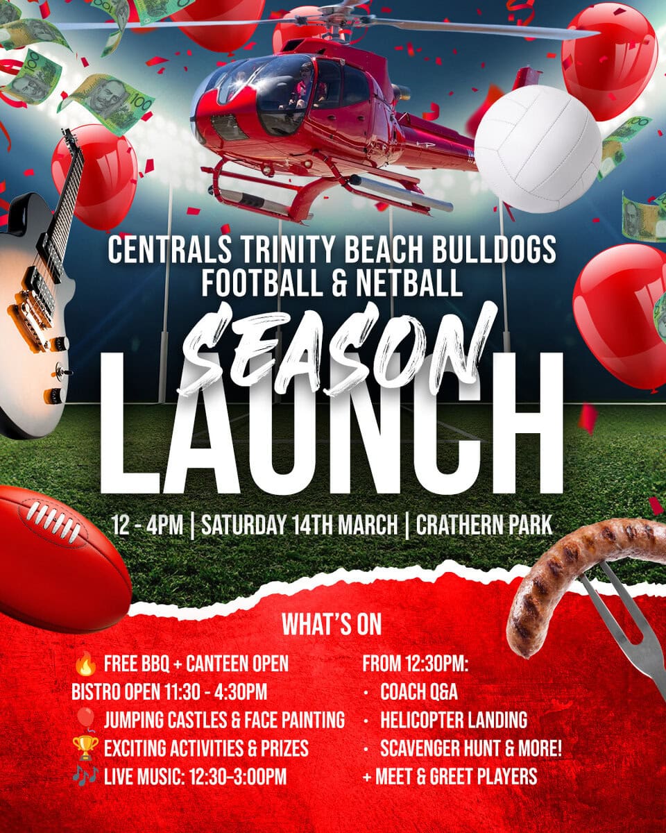 Centrals Bulldogs Season Launch this Saturday!