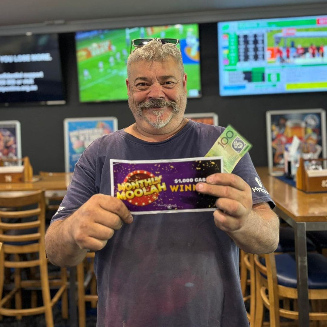 Drew Wins $1,000 in Monthly Moolah Draw